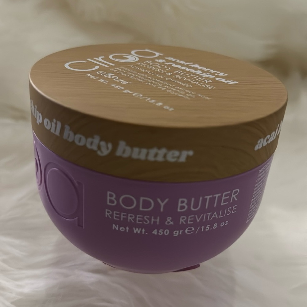 CIROA Açaí berry & rosehip oil Body Butter 
Refresh & Revitalize 15.8 fl oz